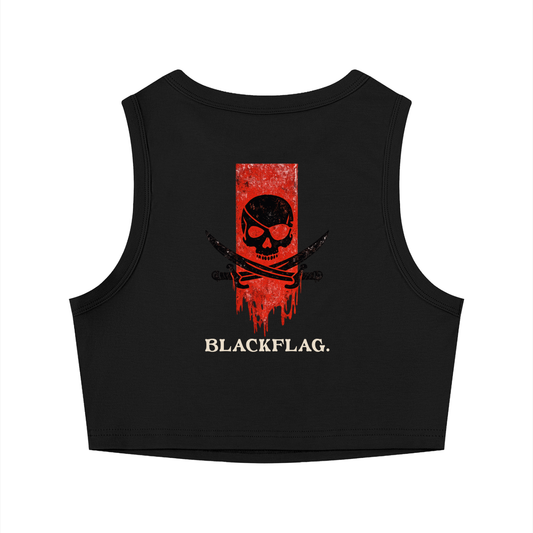 Blackflag Tight Crewneck Crop Tank Top