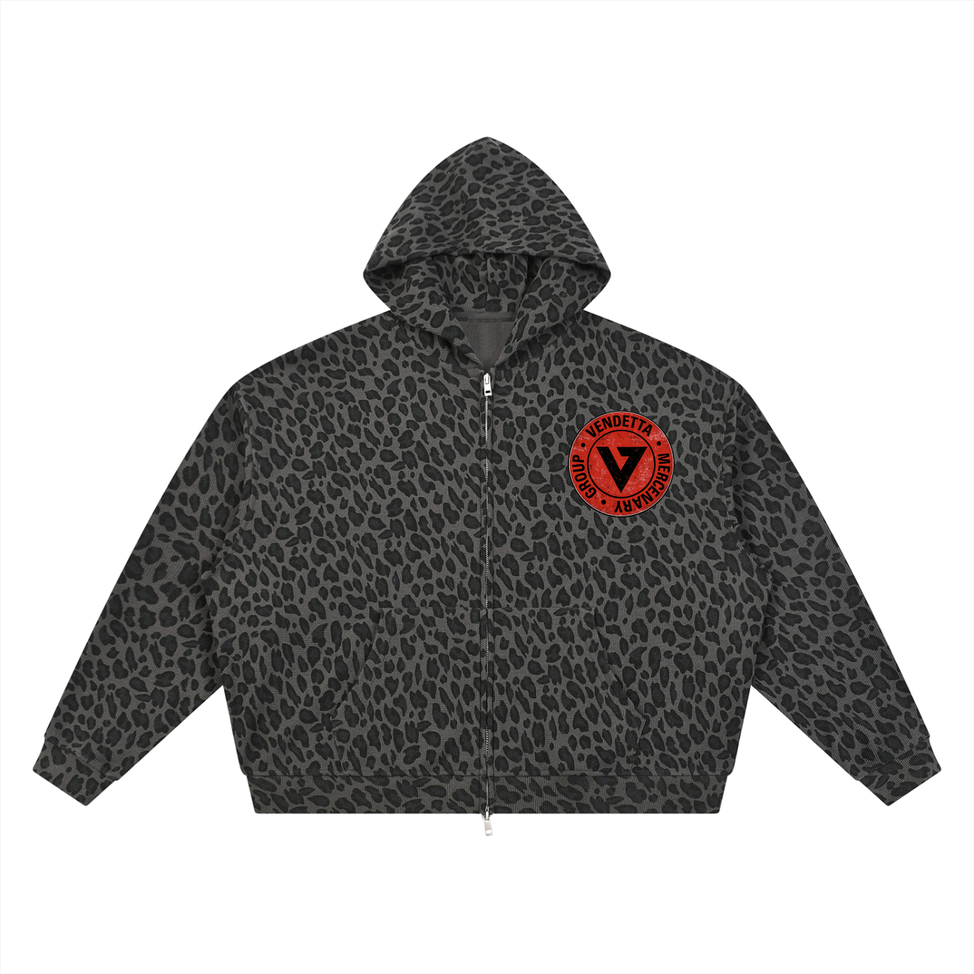 Blackflag Unisex Leopard Print Full Zip