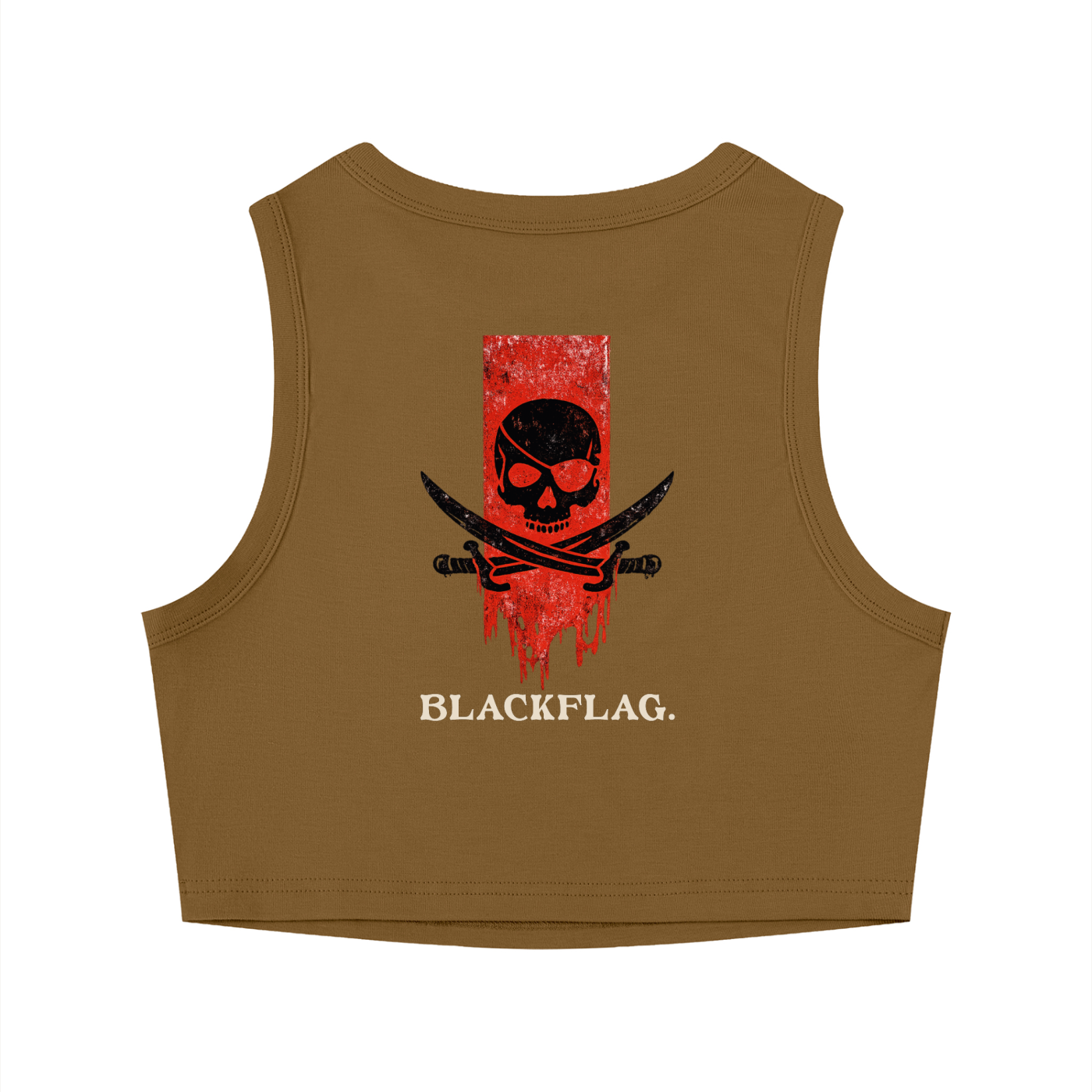 Blackflag Tight Crewneck Crop Tank Top