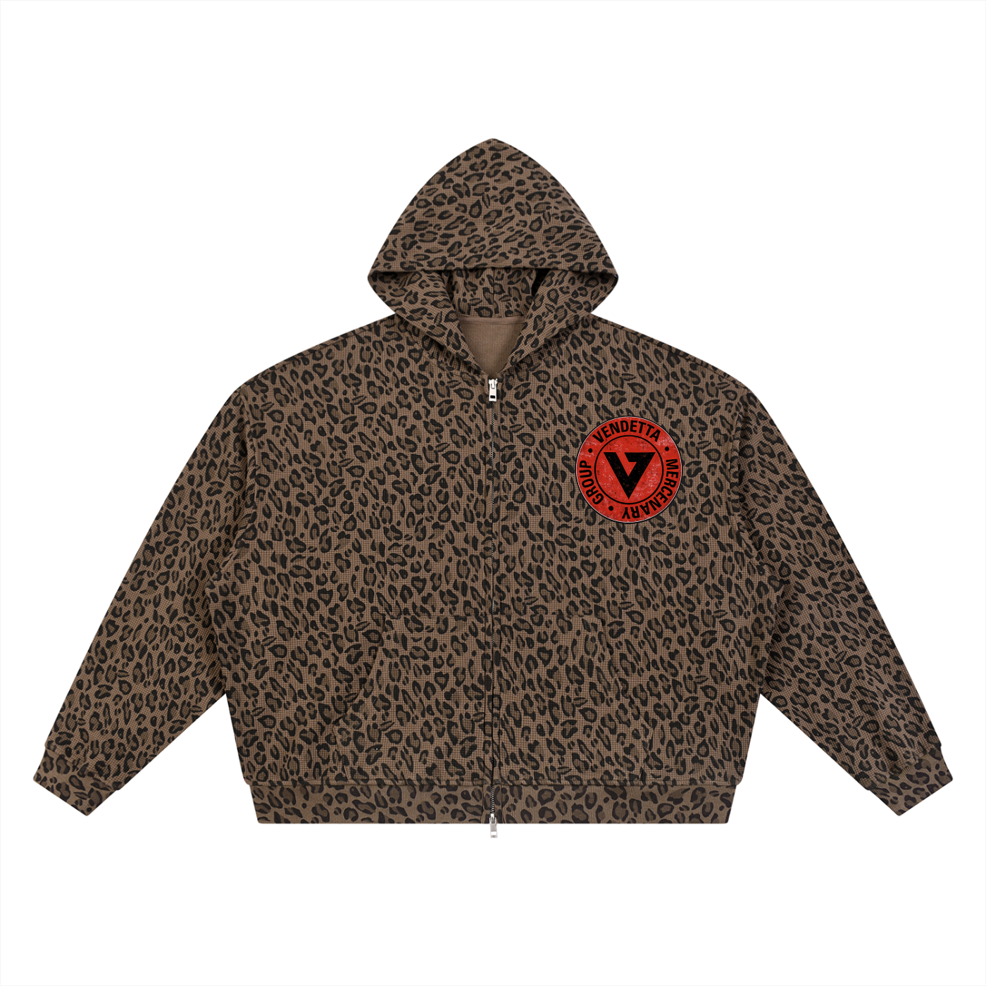 Blackflag Unisex Leopard Print Full Zip